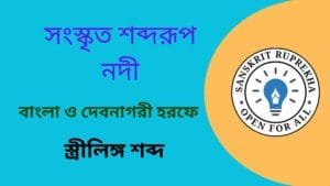 সংস্কৃত শব্দরূপ নদী