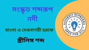 সংস্কৃত শব্দরূপ নদী