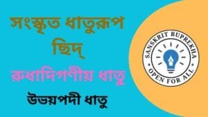 সংস্কৃত ধাতুরূপ ছিদ্