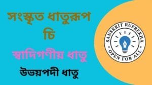 সংস্কৃত ধাতুরূপ চি