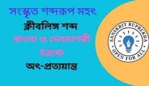 সংস্কৃত শব্দরূপ মহৎ